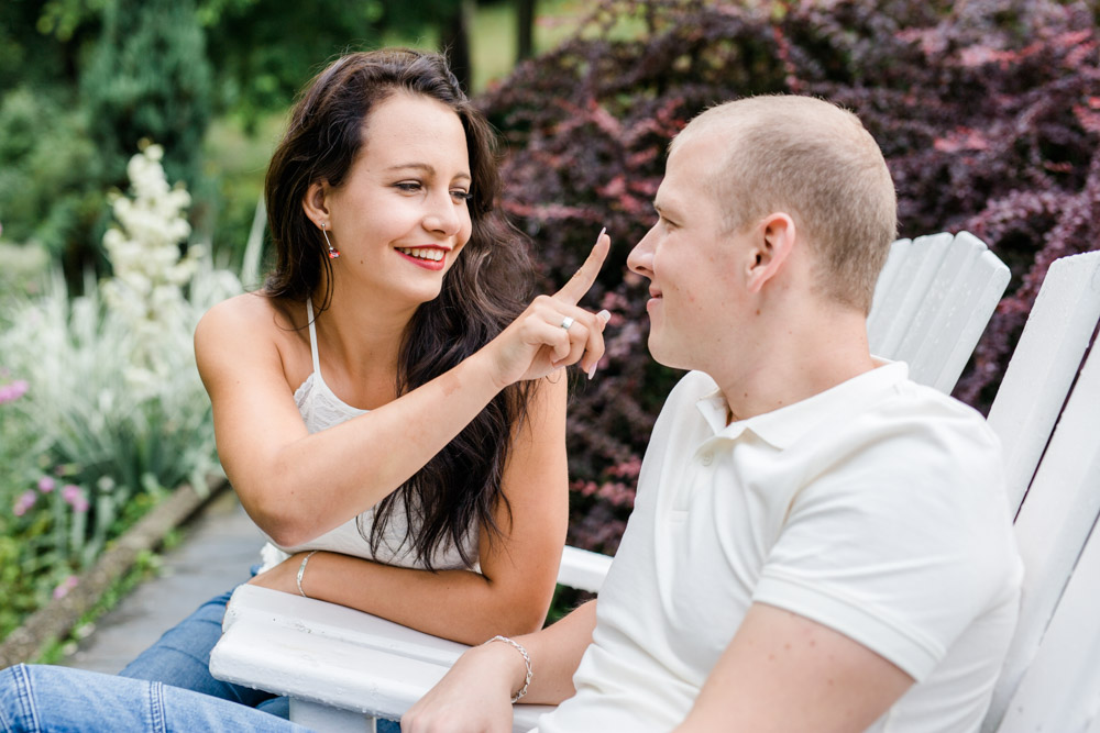 Paarshooting in Planten und Blomen am Wasserfall